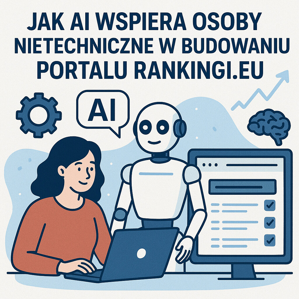 Jak AI wspiera osoby nietechniczne w budowaniu portalu rankingi.eu